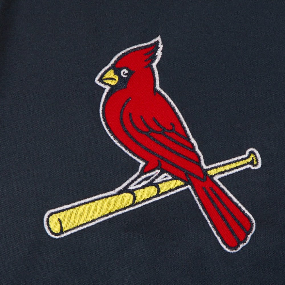St. Louis Cardinals JH Design Youth Reversible Fleece Full-Snap Hoodie Jacket Black