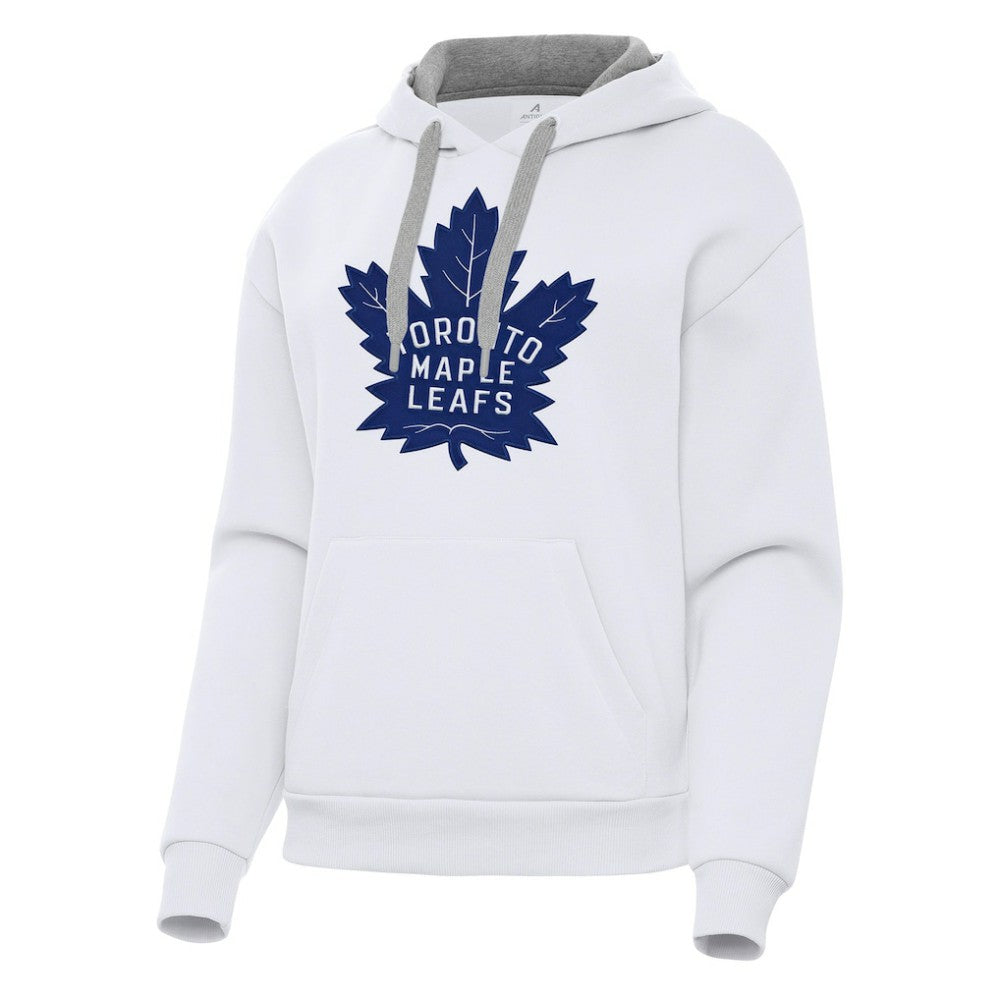 Toronto Maple Leafs Antigua Women's Victory Pullover Hoodie - White Hoodies