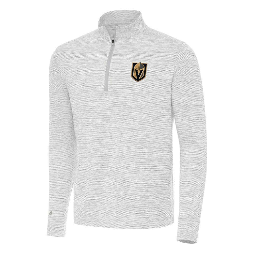 Vegas Golden Knights Antigua Cause Quarter-Zip Top - Gray Tops