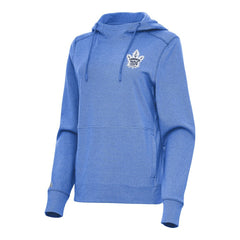 Toronto Maple Leafs Antigua Women's Justice Pullover Hoodie - Heather Royal Hoodies