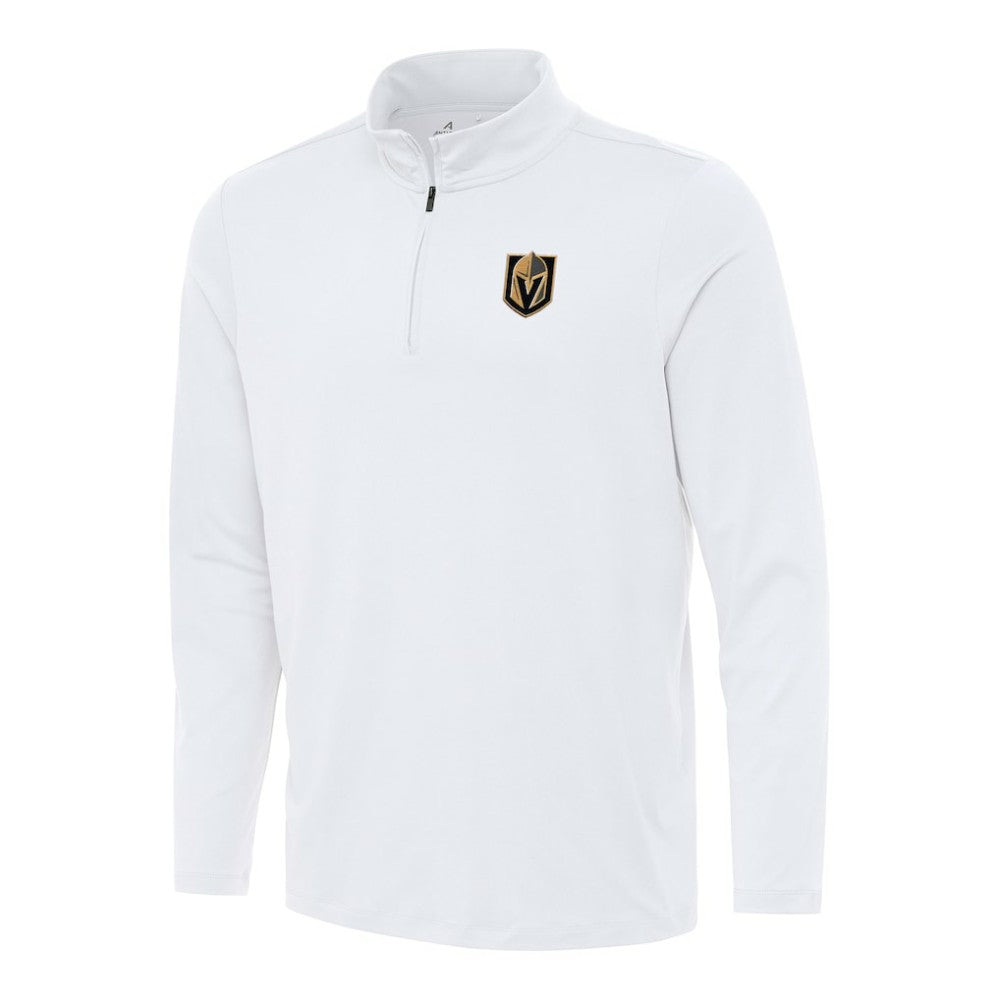 Vegas Golden Knights Antigua Reprocess Quarter-Zip Top - White Tops
