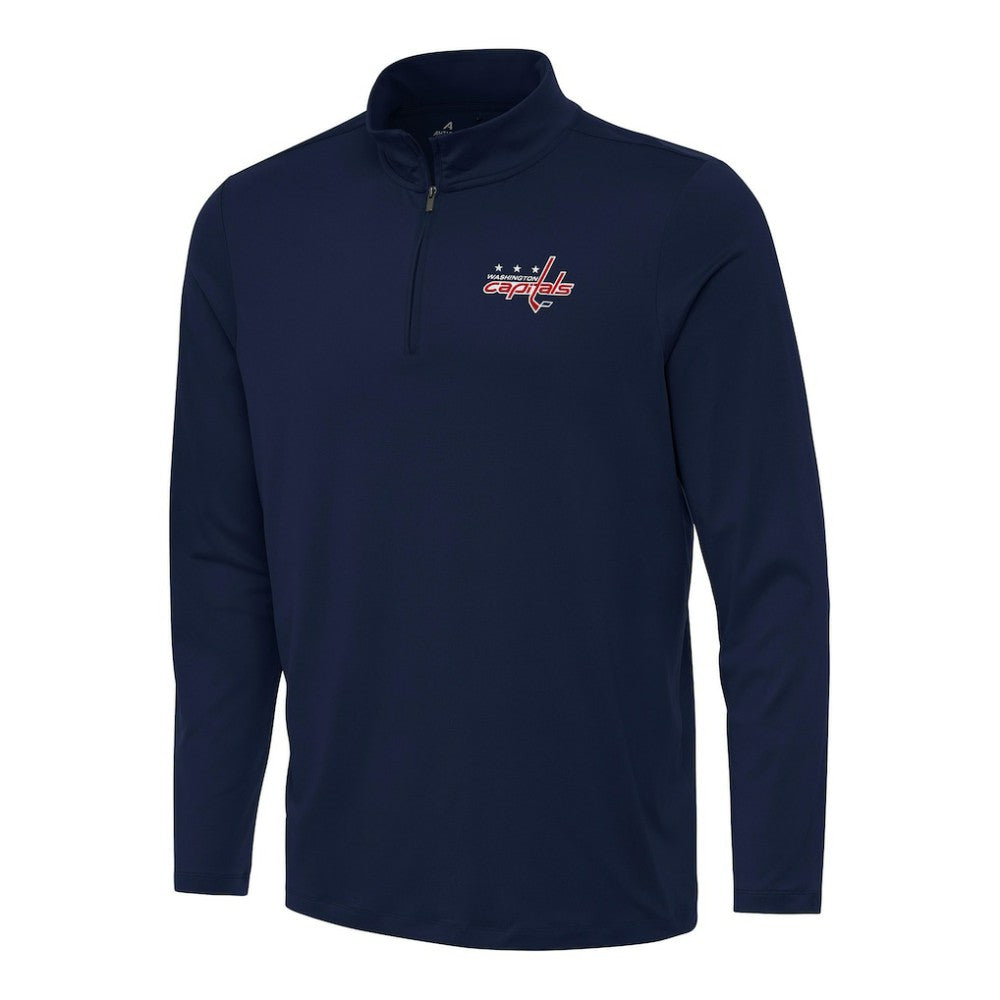 Washington Capitals Antigua Reprocess Quarter-Zip Top - Navy Tops