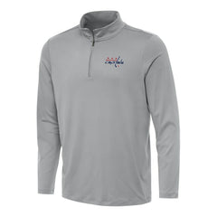 Washington Capitals Antigua Reprocess Quarter-Zip Top - Gray Tops