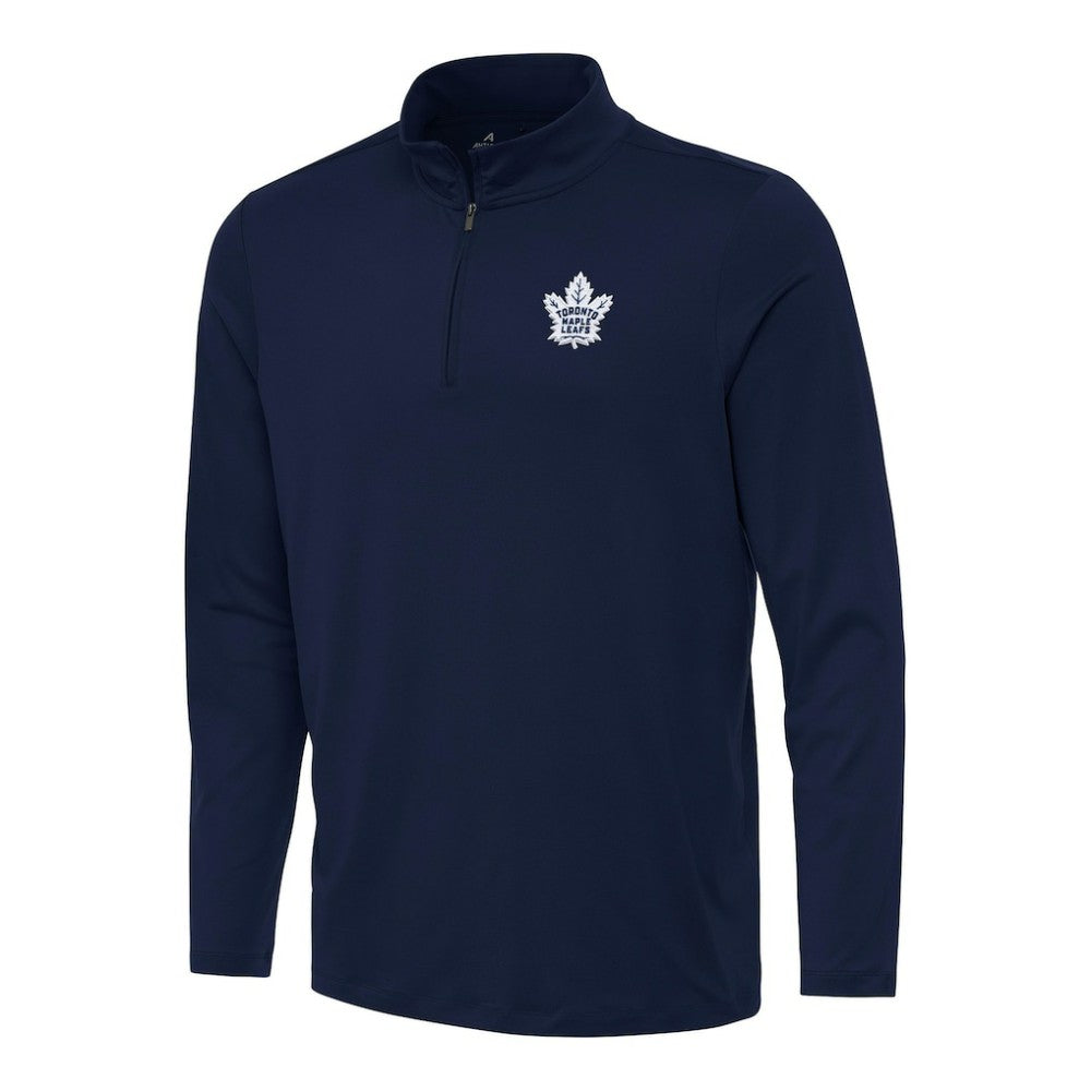 Toronto Maple Leafs Antigua Reprocess Quarter-Zip Top - Navy Tops