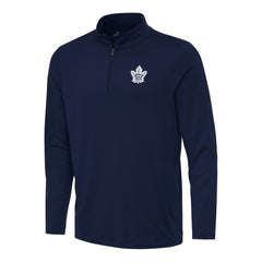 Toronto Maple Leafs Antigua Reprocess Quarter-Zip Top - Navy Tops
