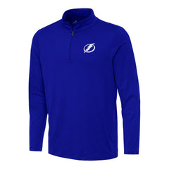 Tampa Bay Lightning Antigua Reprocess Quarter-Zip Top - Royal Tops