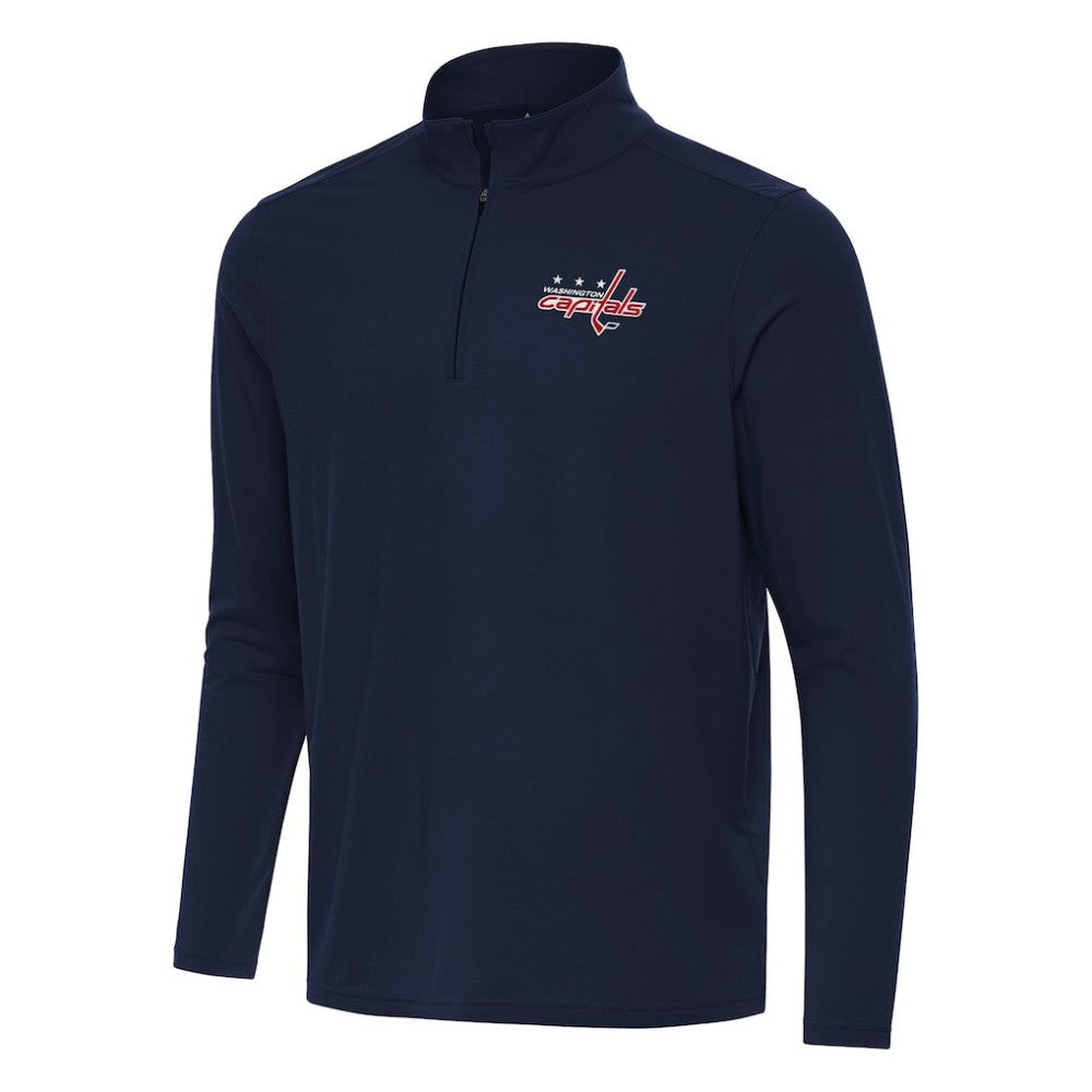 Washington Capitals Antigua Intent Quarter-Zip Top - Navy Tops