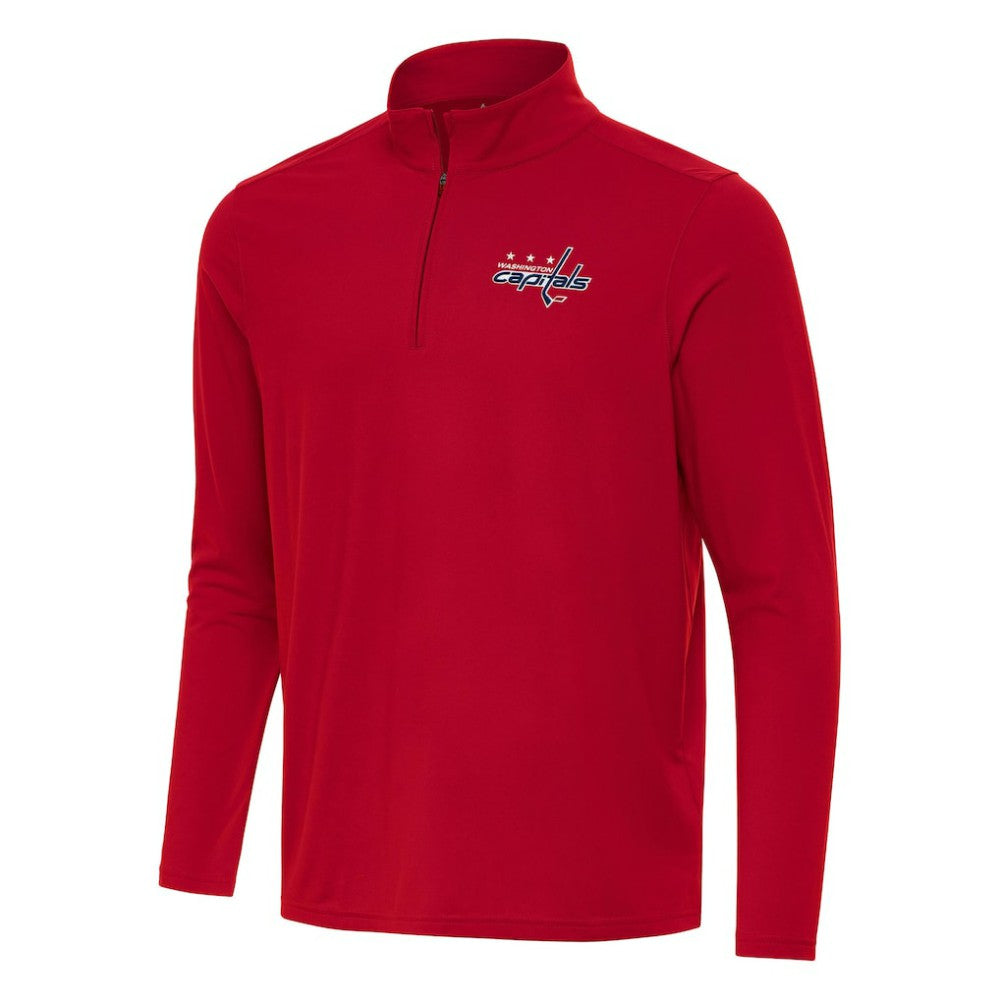 Washington Capitals Antigua Intent Quarter-Zip Top - Red Tops