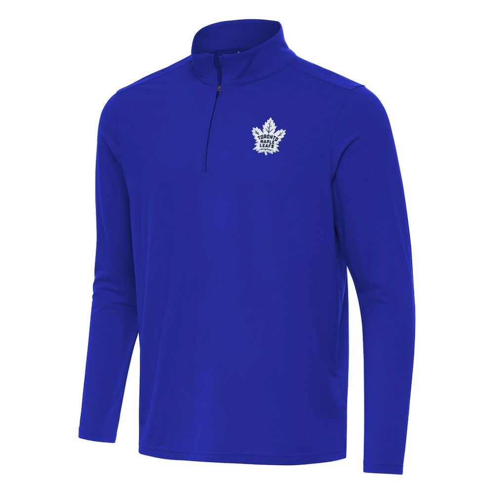 Toronto Maple Leafs Antigua Intent Quarter-Zip Top - Royal Tops