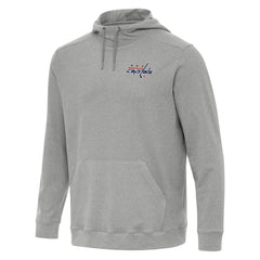 Washington Capitals Antigua Cloud Pullover Hoodie - Heather Gray Hoodies