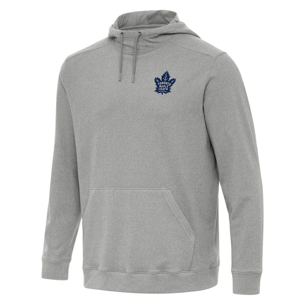 Toronto Maple Leafs Antigua Cloud Pullover Hoodie - Heather Gray Hoodies