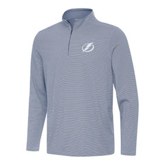 Tampa Bay Lightning Antigua Twine Quarter-Zip Top - Navy Tops