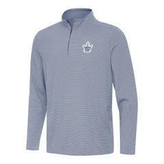 Toronto Maple Leafs Antigua Twine Quarter-Zip Top - Navy Tops