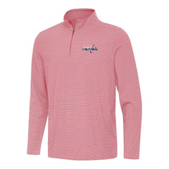 Washington Capitals Antigua Twine Quarter-Zip Top - Red Tops