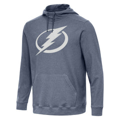 Tampa Bay Lightning Antigua Cloud Pullover Hoodie - Heather Navy Hoodies