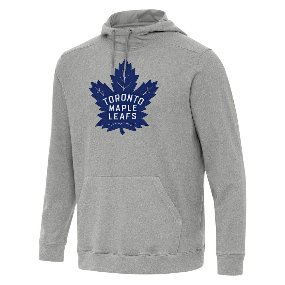Toronto Maple Leafs Antigua Cloud Pullover Hoodie - Heather Gray Hoodies