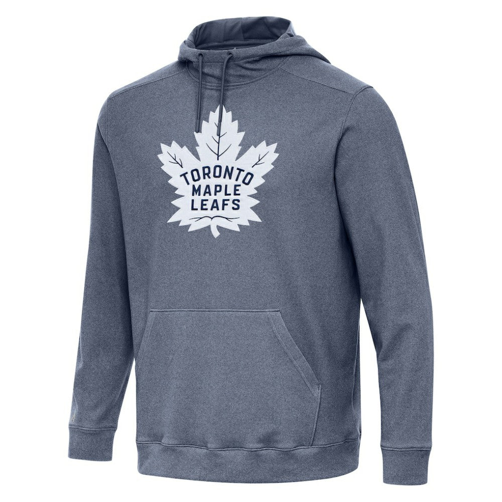 Toronto Maple Leafs Antigua Cloud Pullover Hoodie - Heather Navy Hoodies