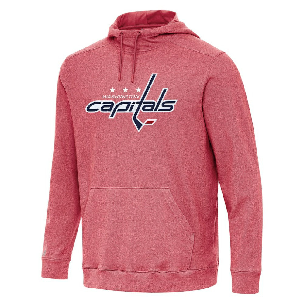 Washington Capitals Antigua Cloud Pullover Hoodie - Heather Red Hoodies