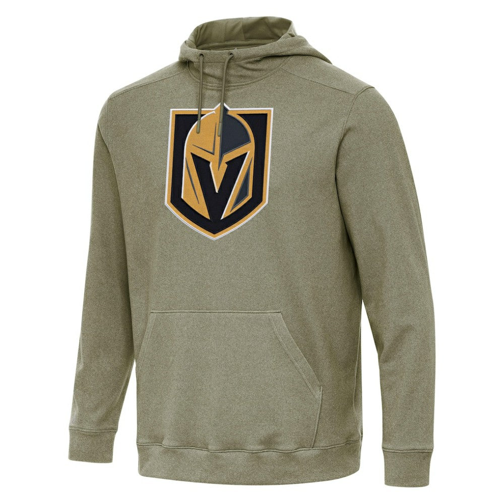 Vegas Golden Knights Antigua Cloud Pullover Hoodie - Olive Hoodies