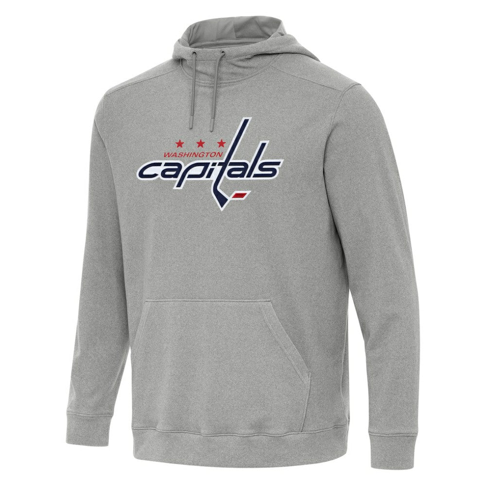 Washington Capitals Antigua Cloud Pullover Hoodie - Heather Gray Hoodies