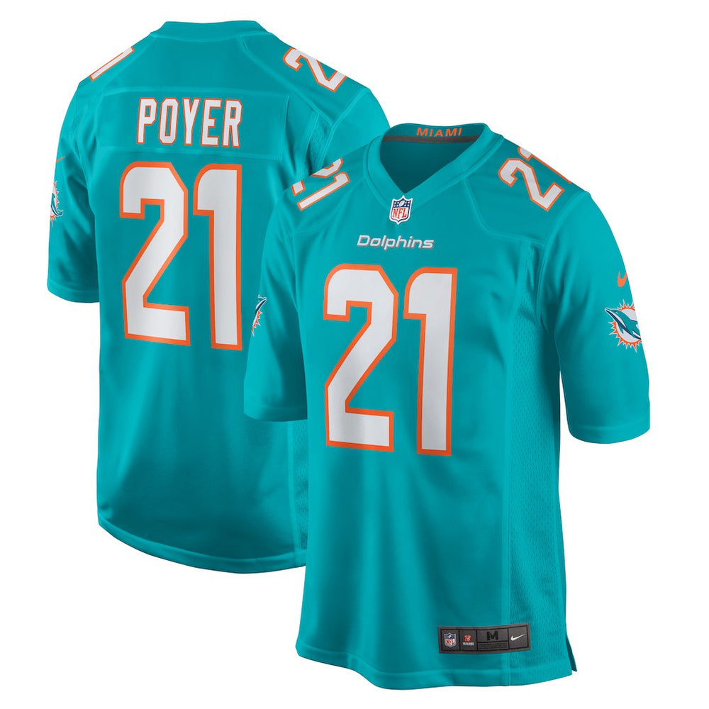 Jordan Poyer Miami Dolphins Game Jersey - Aqua sale