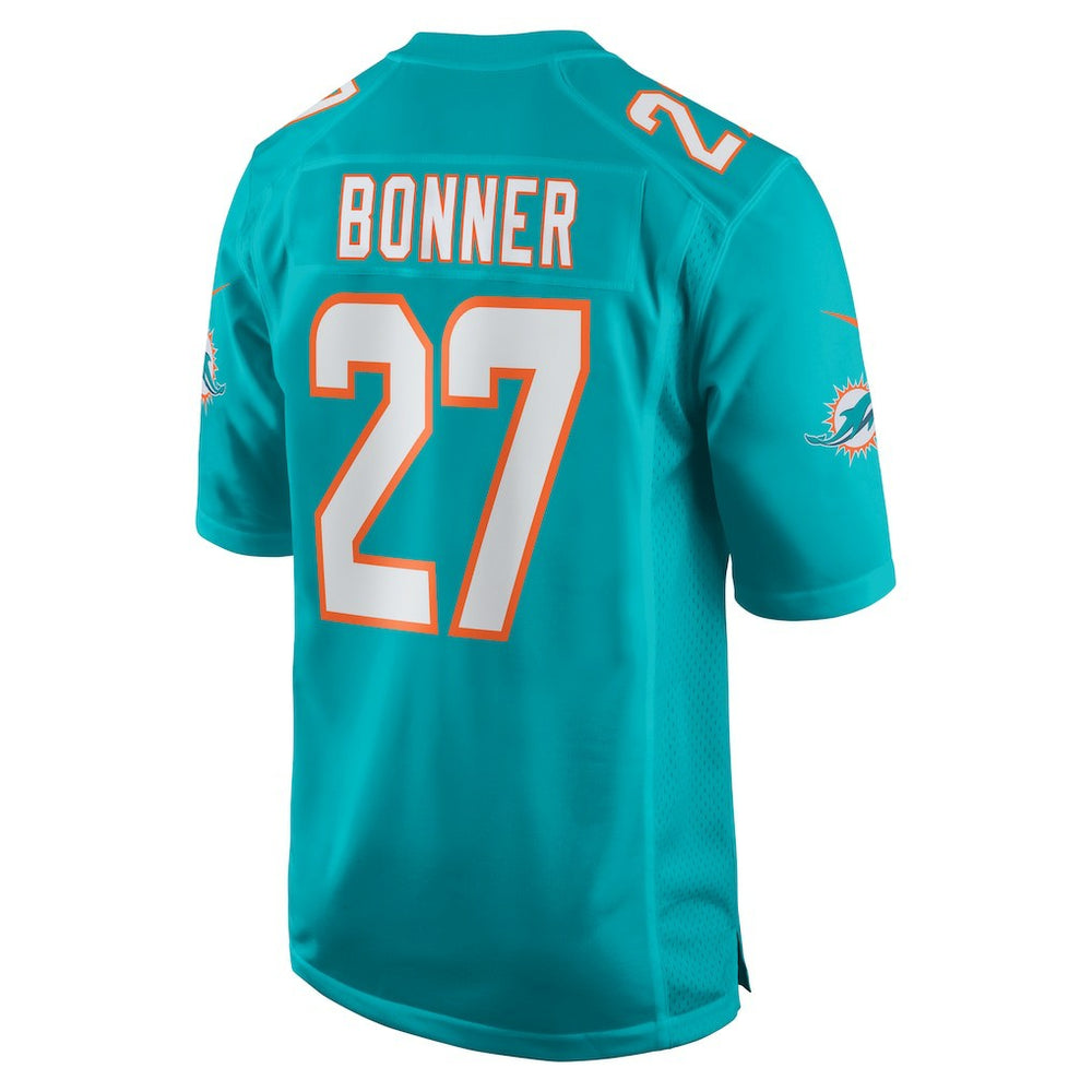Ethan Bonner Miami Dolphins Game Jersey - Aqua discount