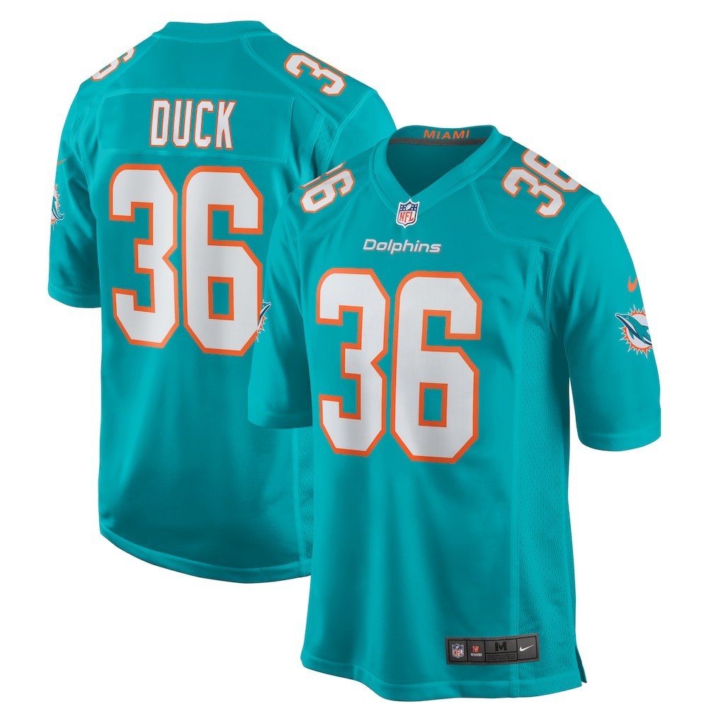 Storm Duck Miami Dolphins Game Jersey - Aqua online