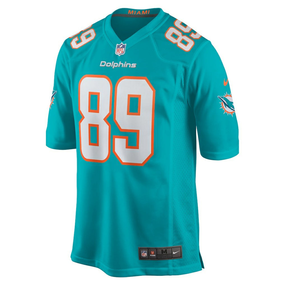 Julian Hill Miami Dolphins Game Jersey - Aqua on sale