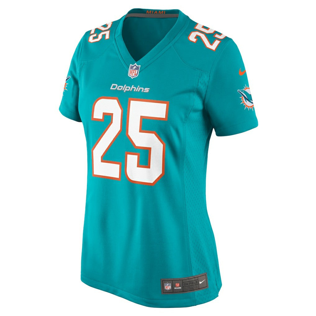 Jaylen Wright Miami Dolphins Women's Game Jersey - Aqua outlet