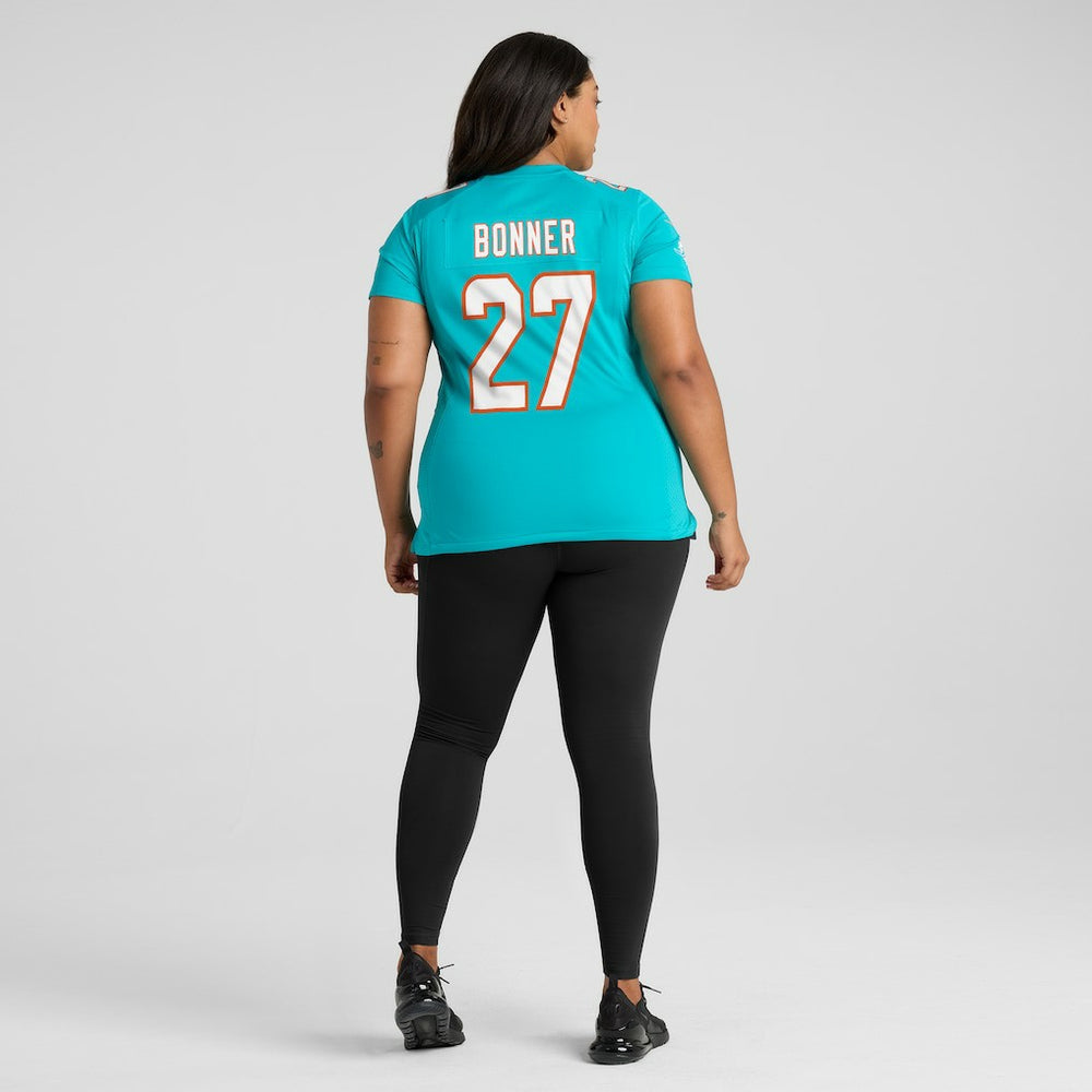 Ethan Bonner Miami Dolphins Women's Game Jersey - Aqua for sale