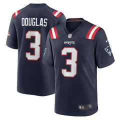 Demario Douglas New England Patriots Game Jersey - Navy discount