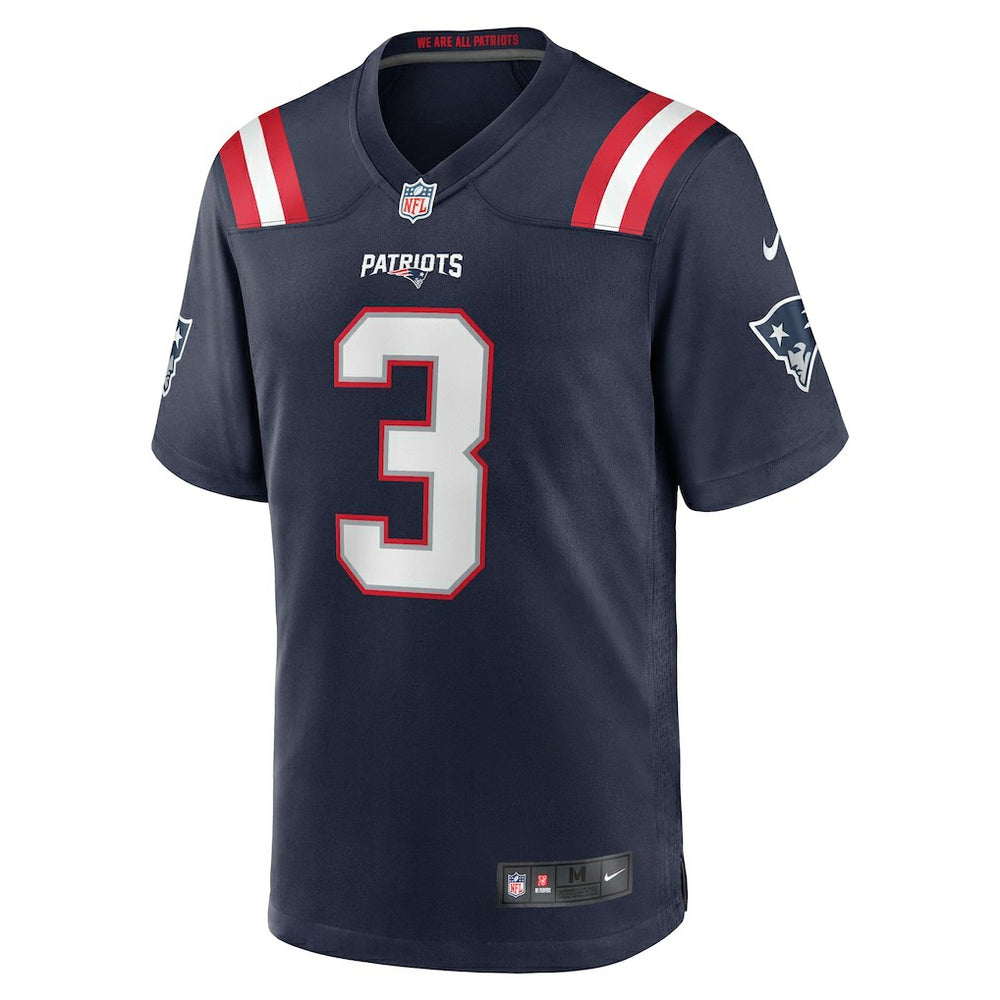 Demario Douglas New England Patriots Game Jersey - Navy discount