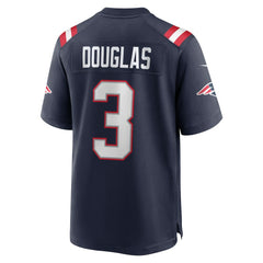 Demario Douglas New England Patriots Game Jersey - Navy discount