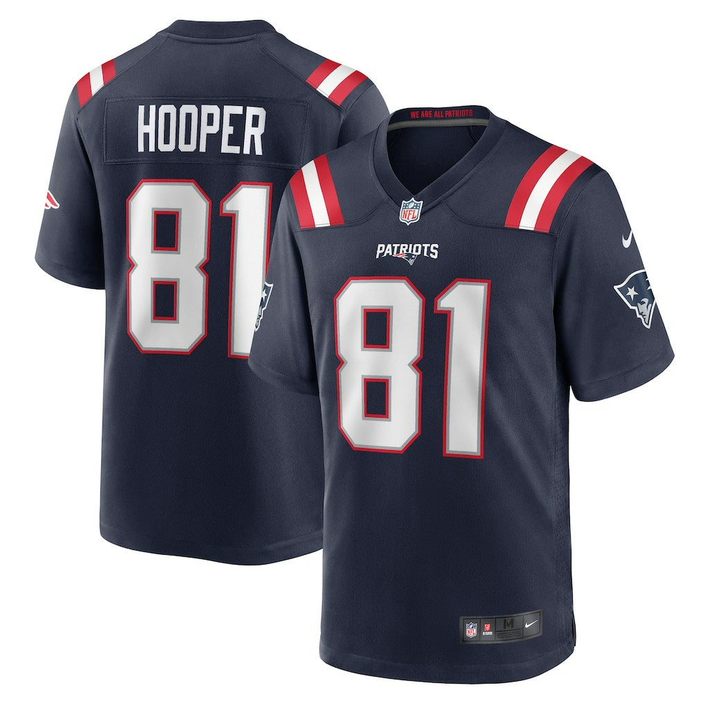 Austin Hooper New England Patriots Game Jersey - Navy sale