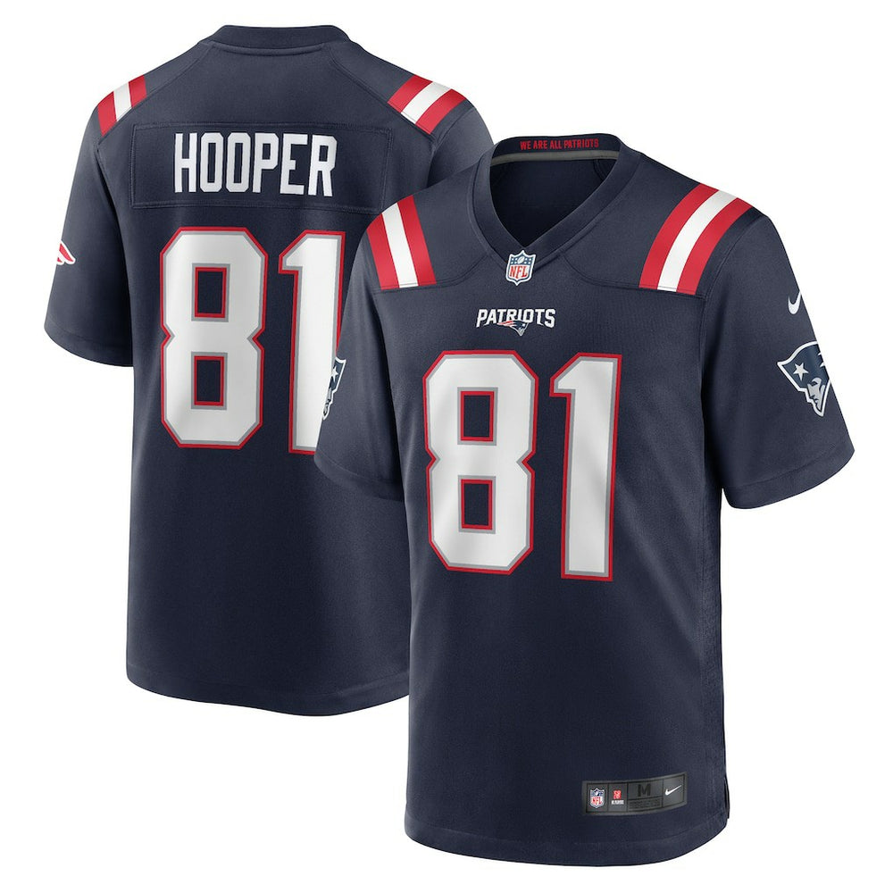 Austin Hooper New England Patriots Game Jersey - Navy sale