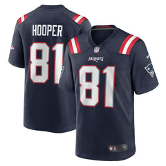 Austin Hooper New England Patriots Game Jersey - Navy sale