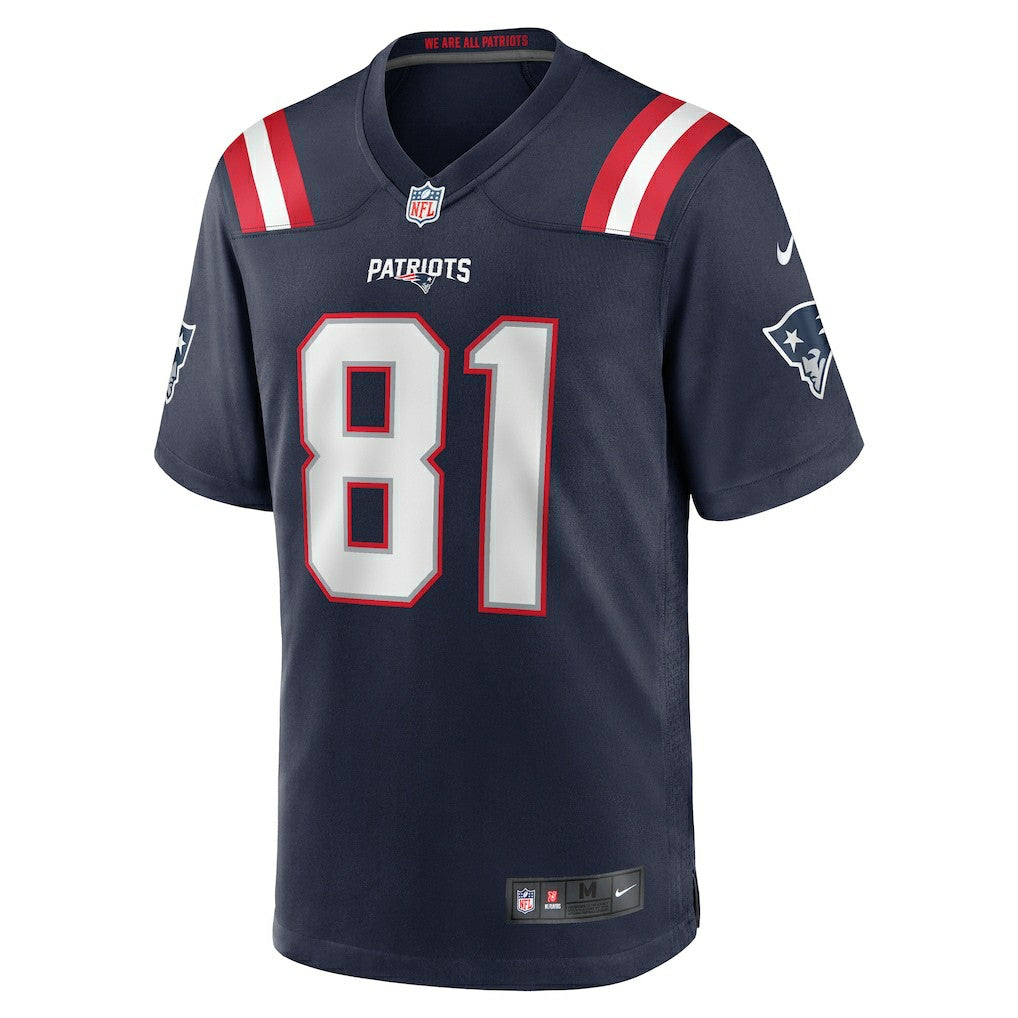 Austin Hooper New England Patriots Game Jersey - Navy sale