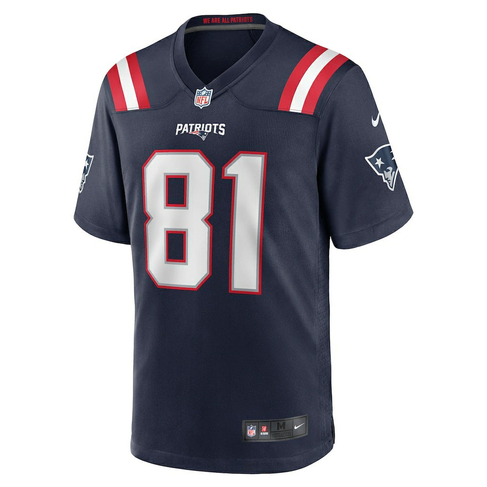 Austin Hooper New England Patriots Game Jersey - Navy sale
