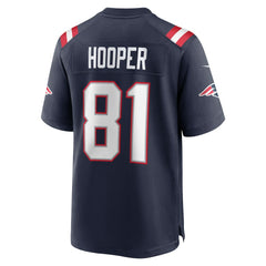 Austin Hooper New England Patriots Game Jersey - Navy sale