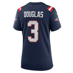 Demario Douglas New England Patriots Women's Game Jersey - Navy for sale