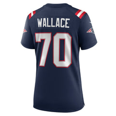 Caedan Wallace New England Patriots Women's Game Jersey - Navy online