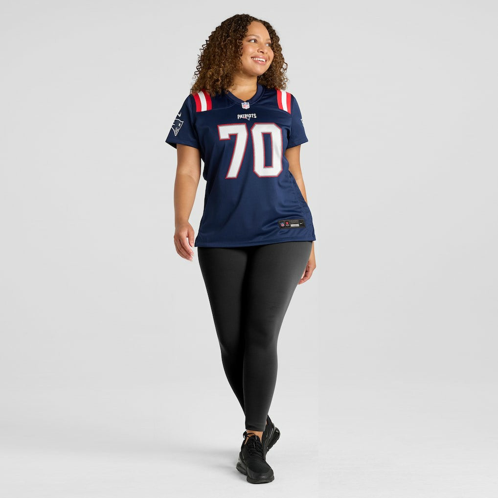 Caedan Wallace New England Patriots Women's Game Jersey - Navy online