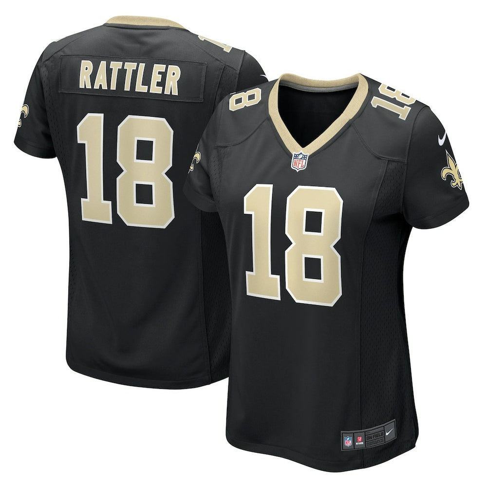 Spencer Rattler New Orleans Saints Women's Game Jersey - Black sale