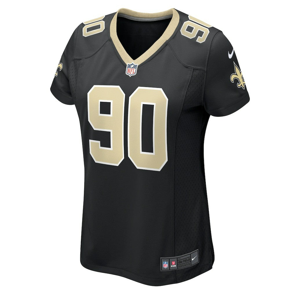 Bryan Bresee New Orleans Saints Women's Game Jersey - Black outlet