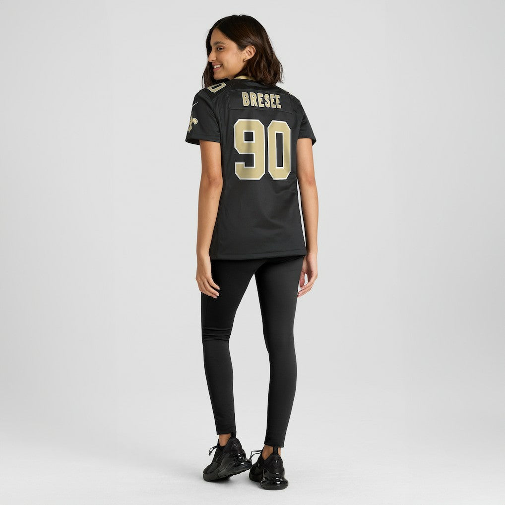 Bryan Bresee New Orleans Saints Women's Game Jersey - Black outlet
