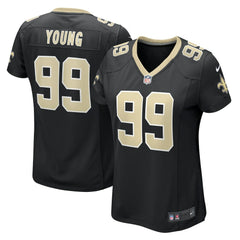 Chase Young New Orleans Saints Women's Game Jersey - Black cheap