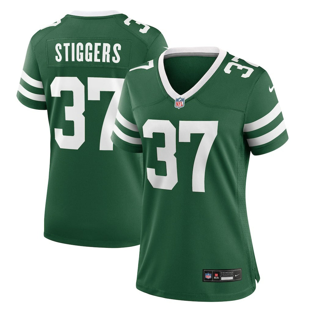 Qwan'tez Stiggers New York Jets Women's Game Jersey - Legacy Green on sale