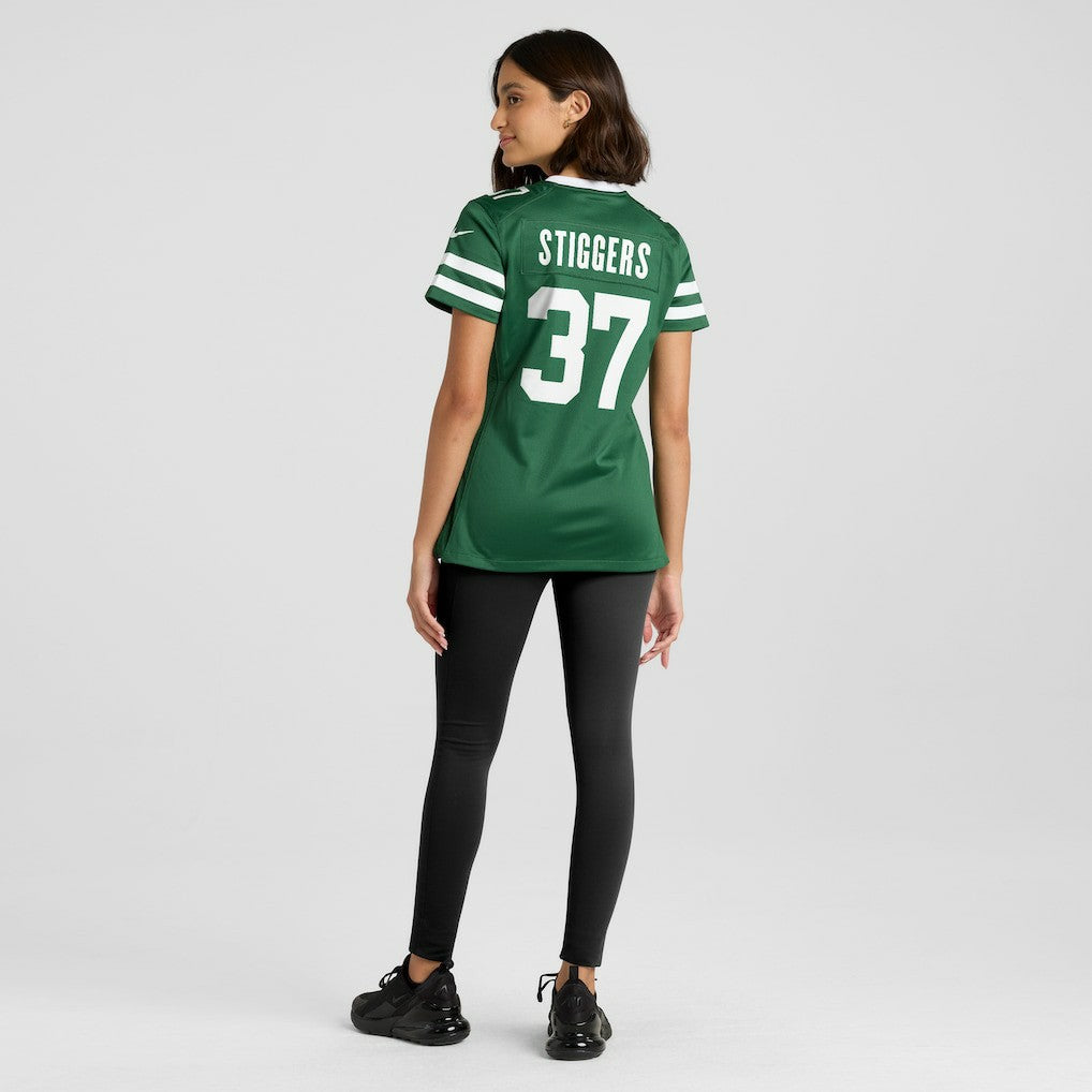 Qwan'tez Stiggers New York Jets Women's Game Jersey - Legacy Green on sale