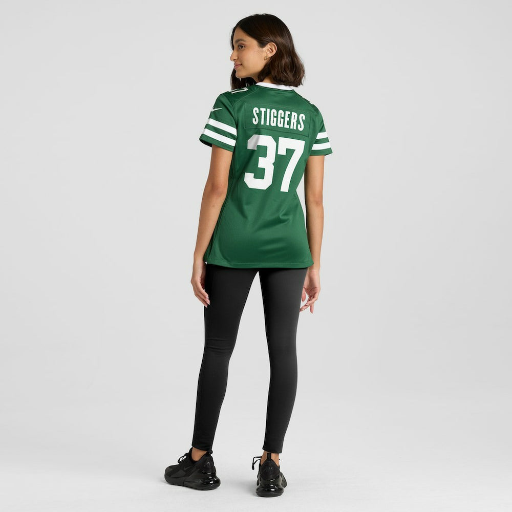 Qwan'tez Stiggers New York Jets Women's Game Jersey - Legacy Green on sale