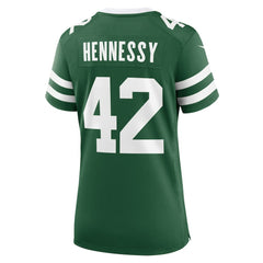 Thomas Hennessy New York Jets Women's Game Jersey - Legacy Green online